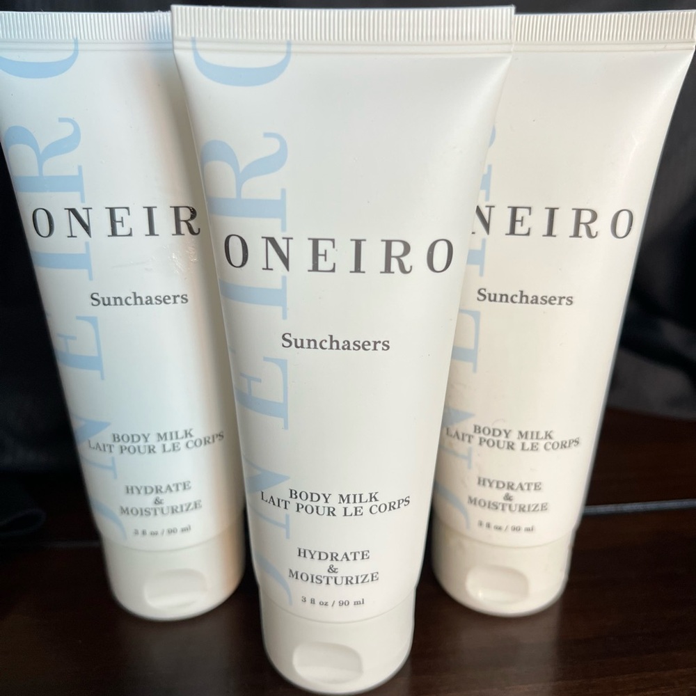 Oneiro |  Sunchasers Body Milk 3 fl oz - New/Sealed - 3 PC Bundle